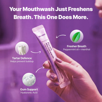 Purple Rinse™ Instant Whitening Mouthwash