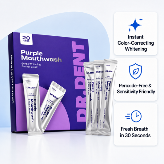 Purple Rinse™ Instant Whitening Mouthwash