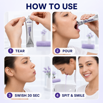 Purple Rinse™ Instant Whitening Mouthwash
