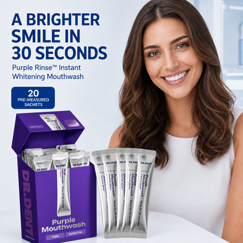 Purple Rinse™ Instant Whitening Mouthwash